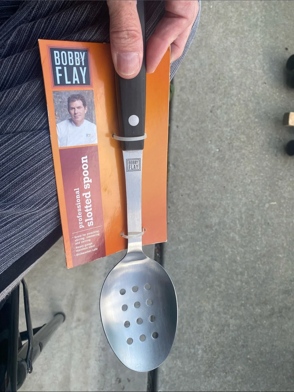 NEW Bobby Flay Professional Slotted Spoon